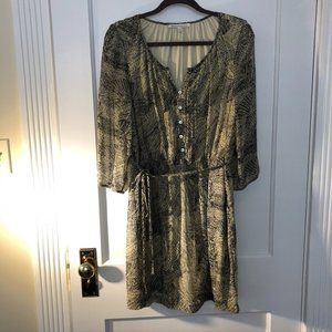 Long Sleeve Button Down Dress